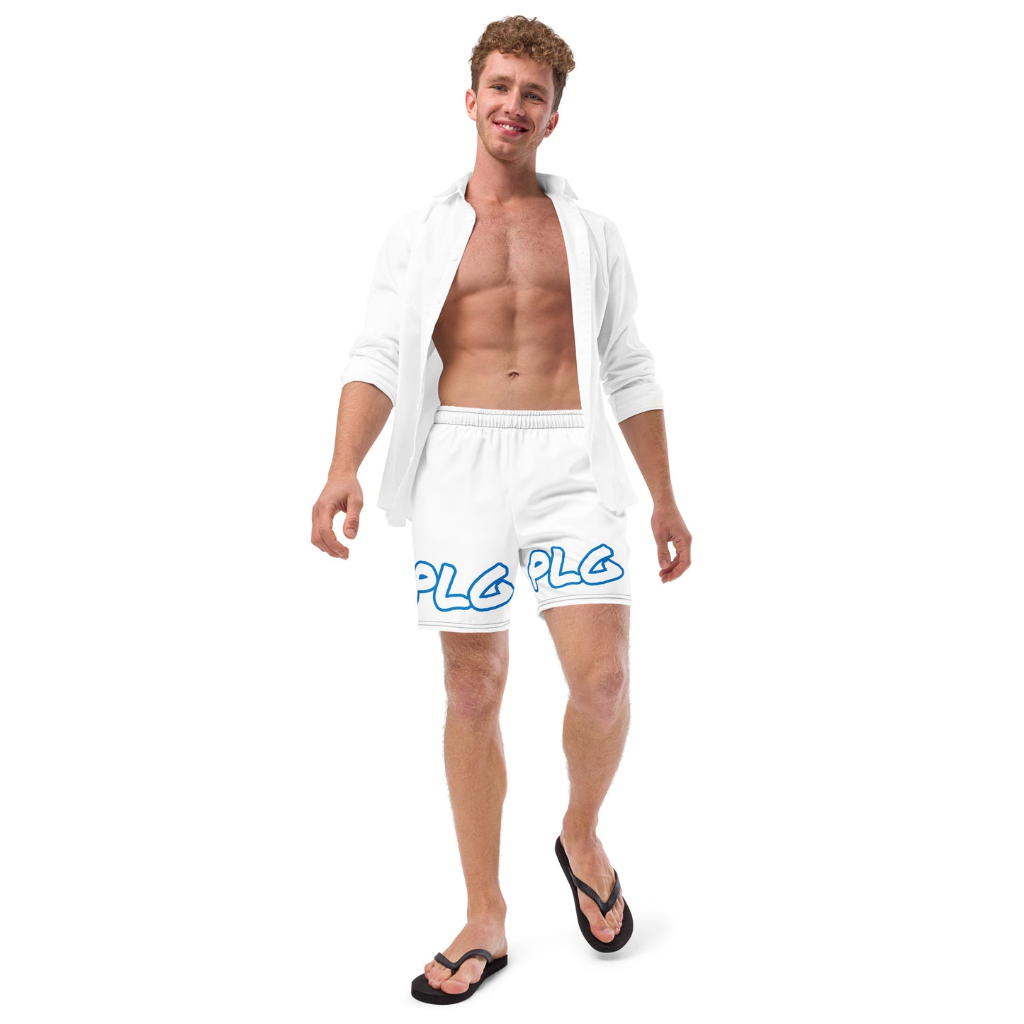 PLG (Blue) - Men's swim trunks