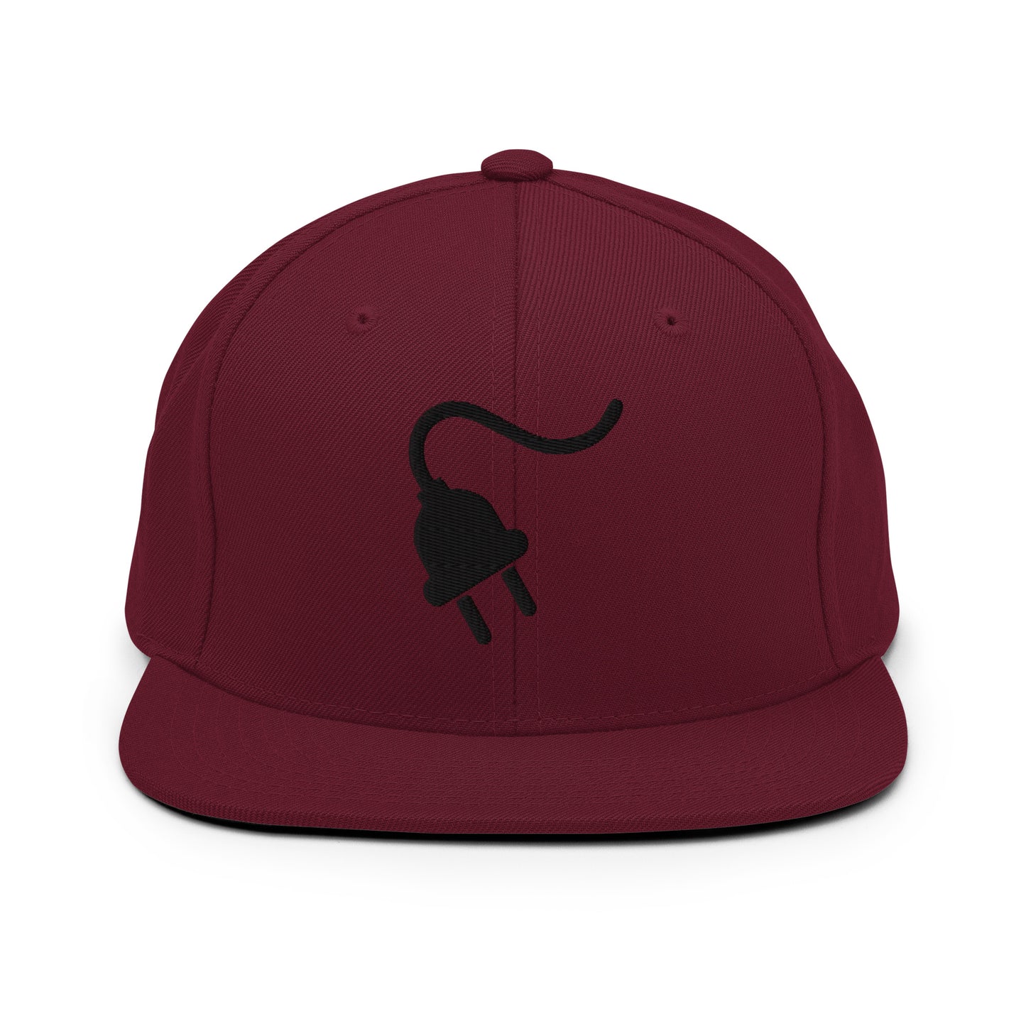 The Plug (Black) - Snapback Hat