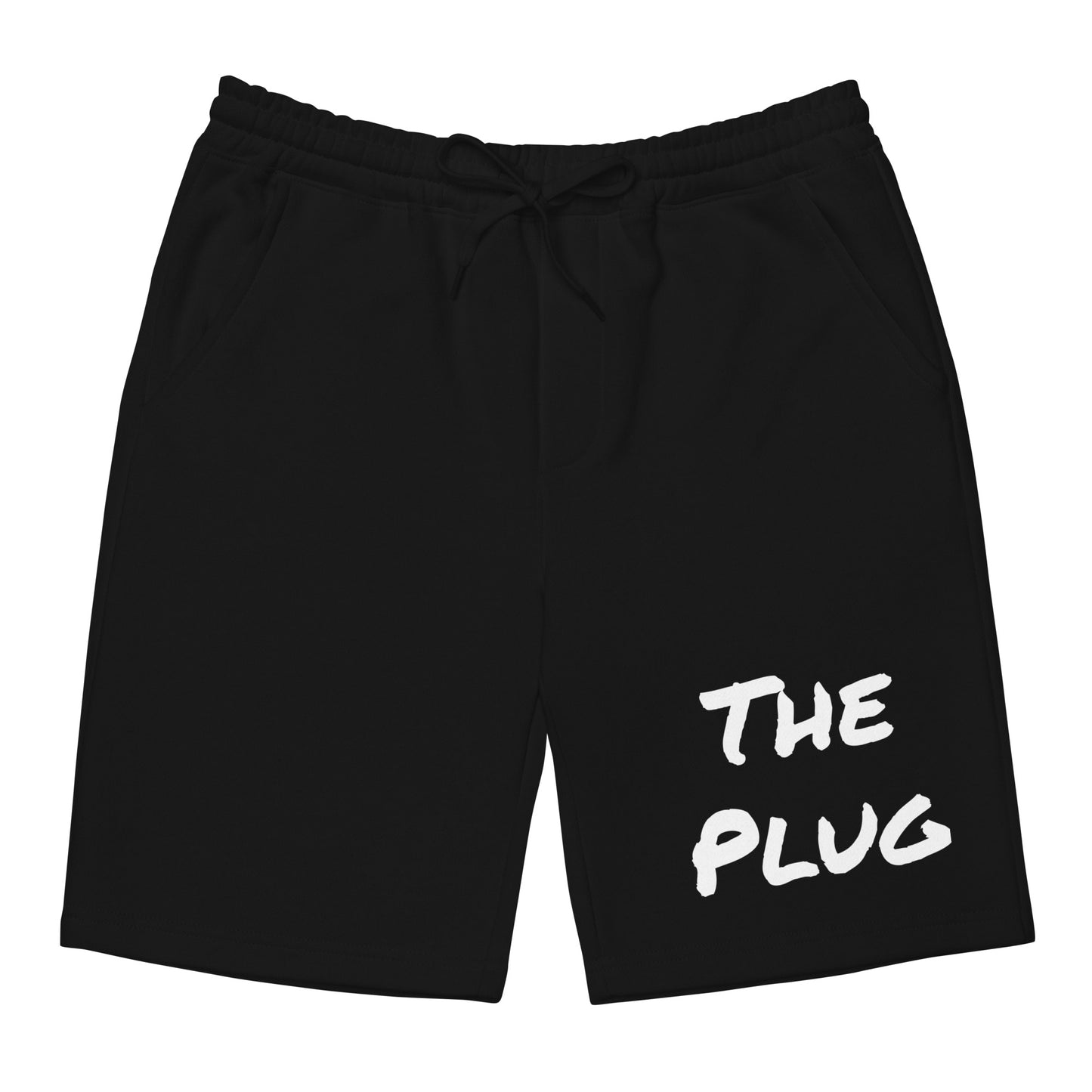 The Plug (Black/Grey) - Men's fleece shorts