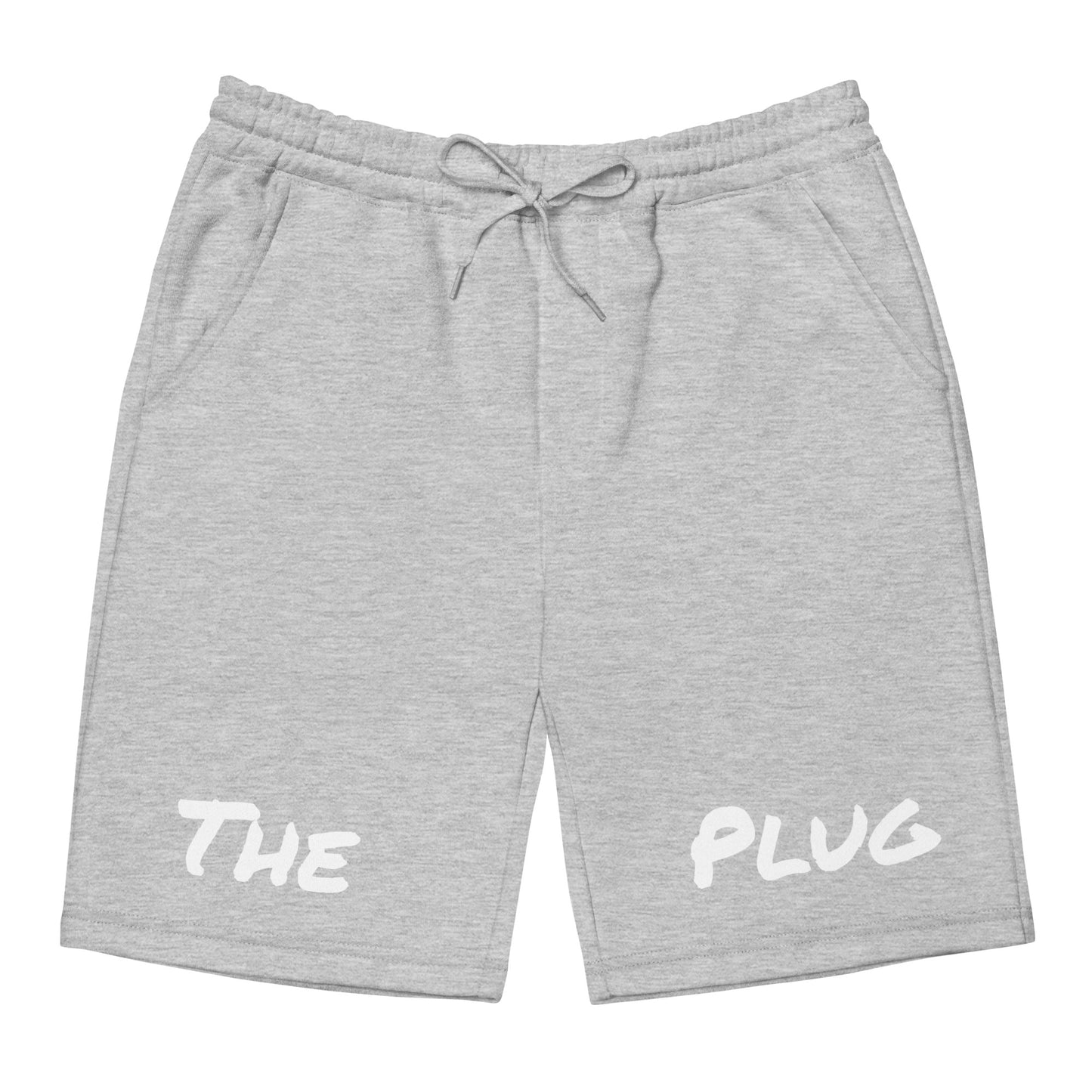 The Plug (Black/Grey)- Men's fleece shorts