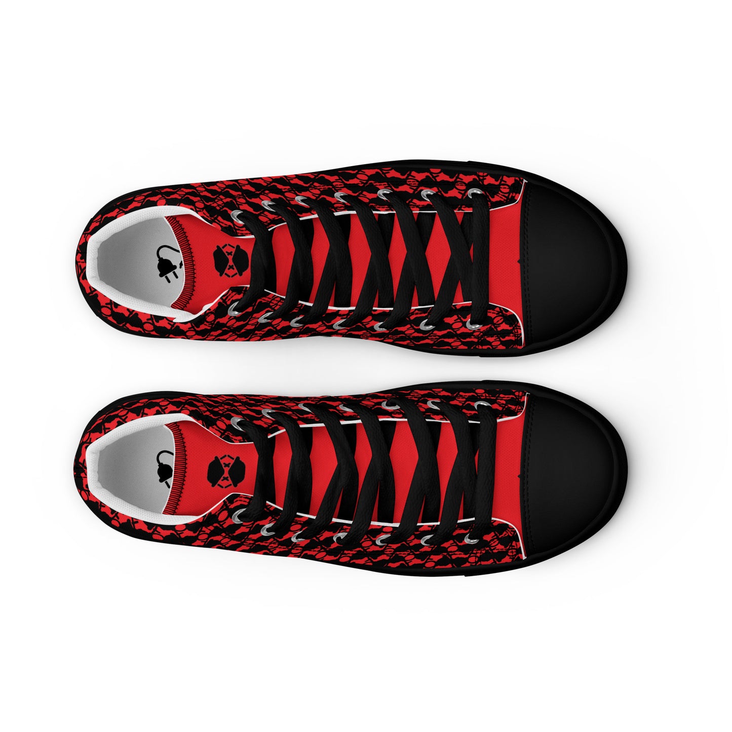 The Plug (Red) - Men’s high top shoes