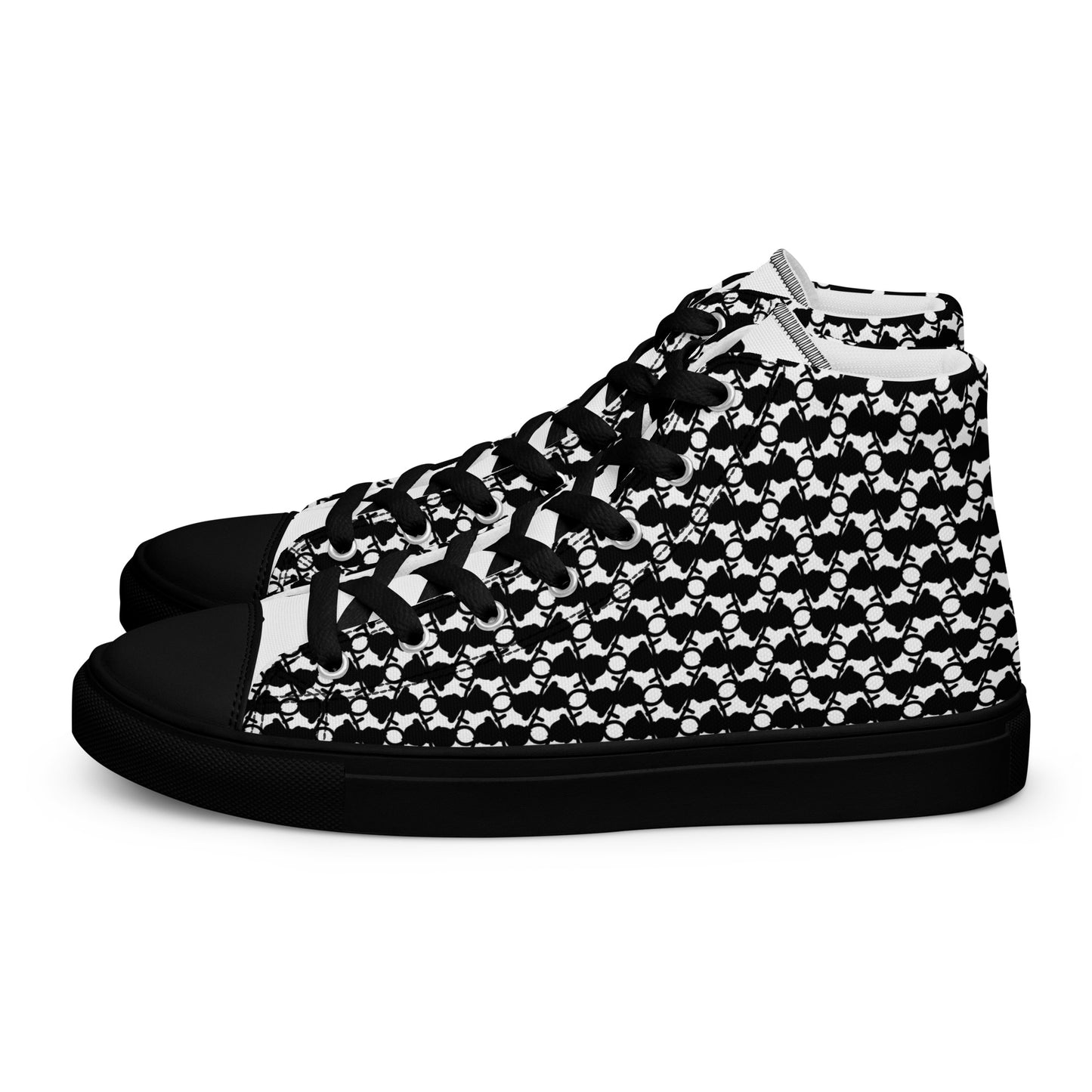 The Plug (White) - Men’s high top shoes