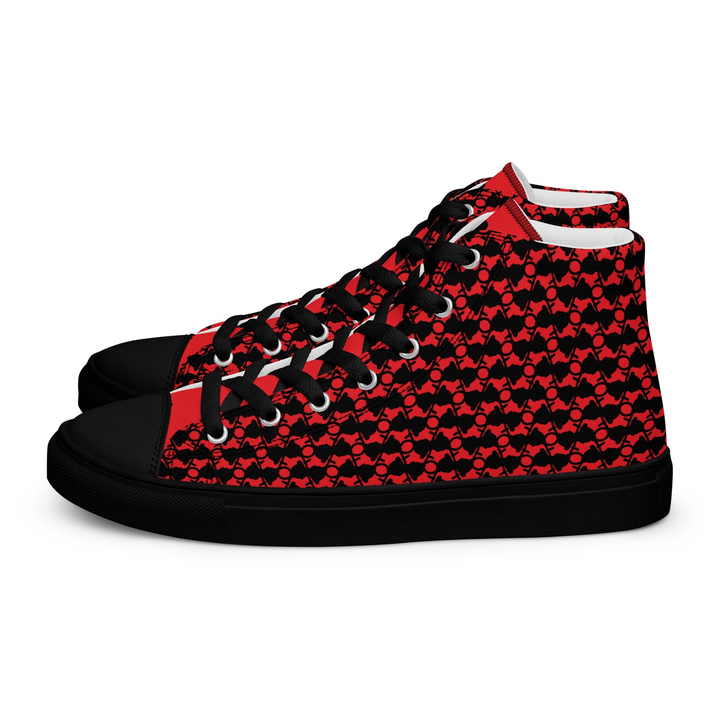 The Plug (Red) - Men’s high top shoes