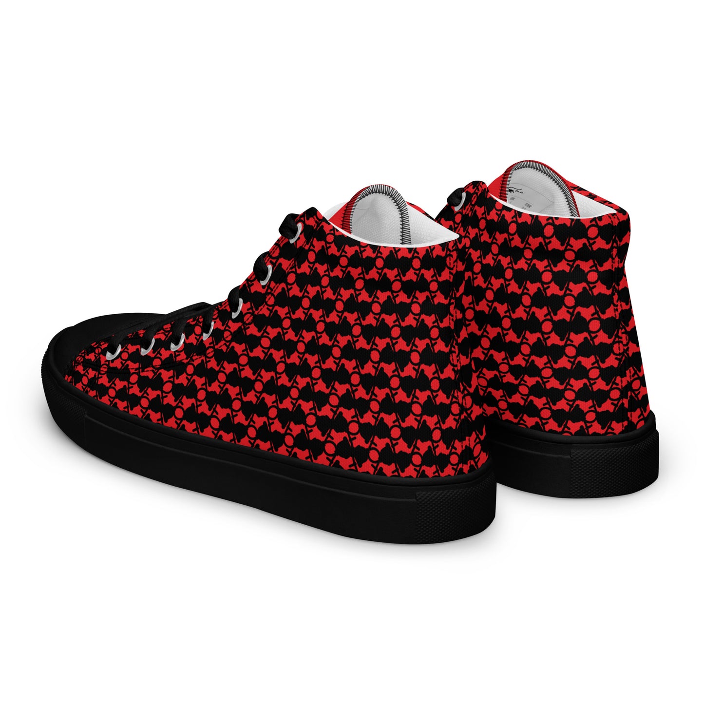 The Plug (Red) - Men’s high top shoes