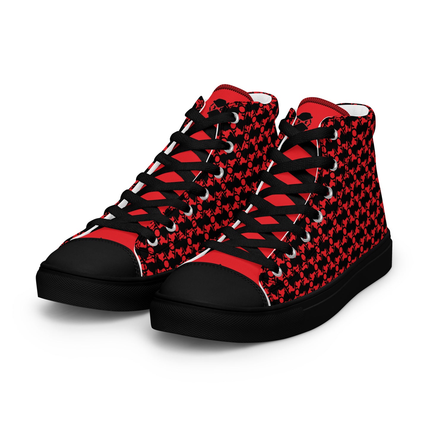 The Plug (Red) - Men’s high top shoes