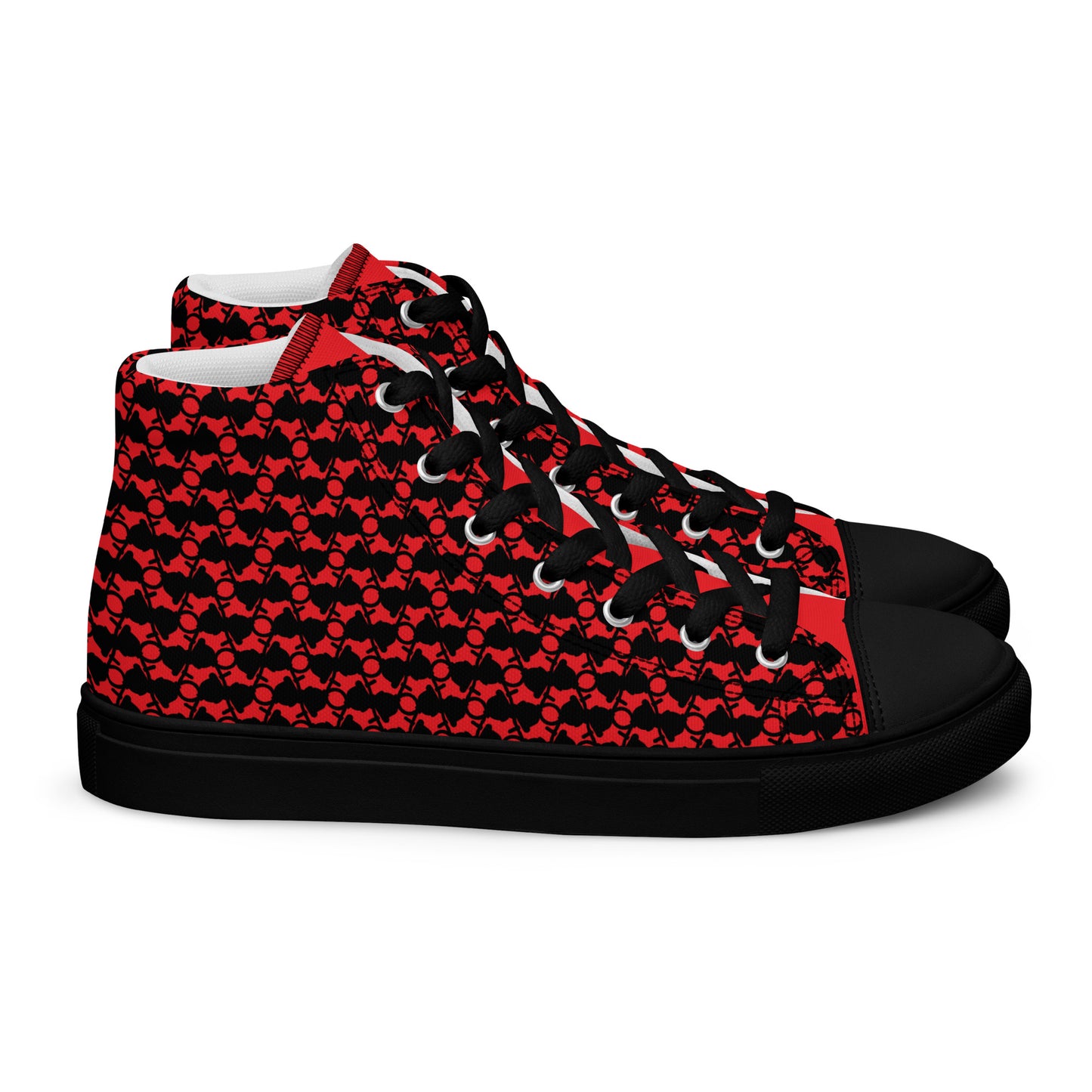 The Plug (Red) - Men’s high top shoes