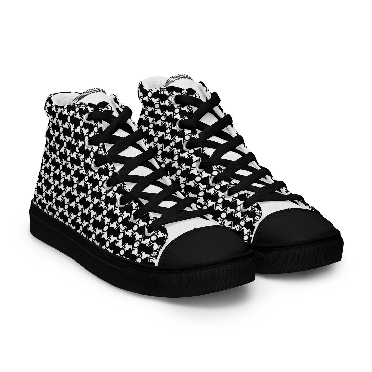 The Plug (White) - Men’s high top shoes