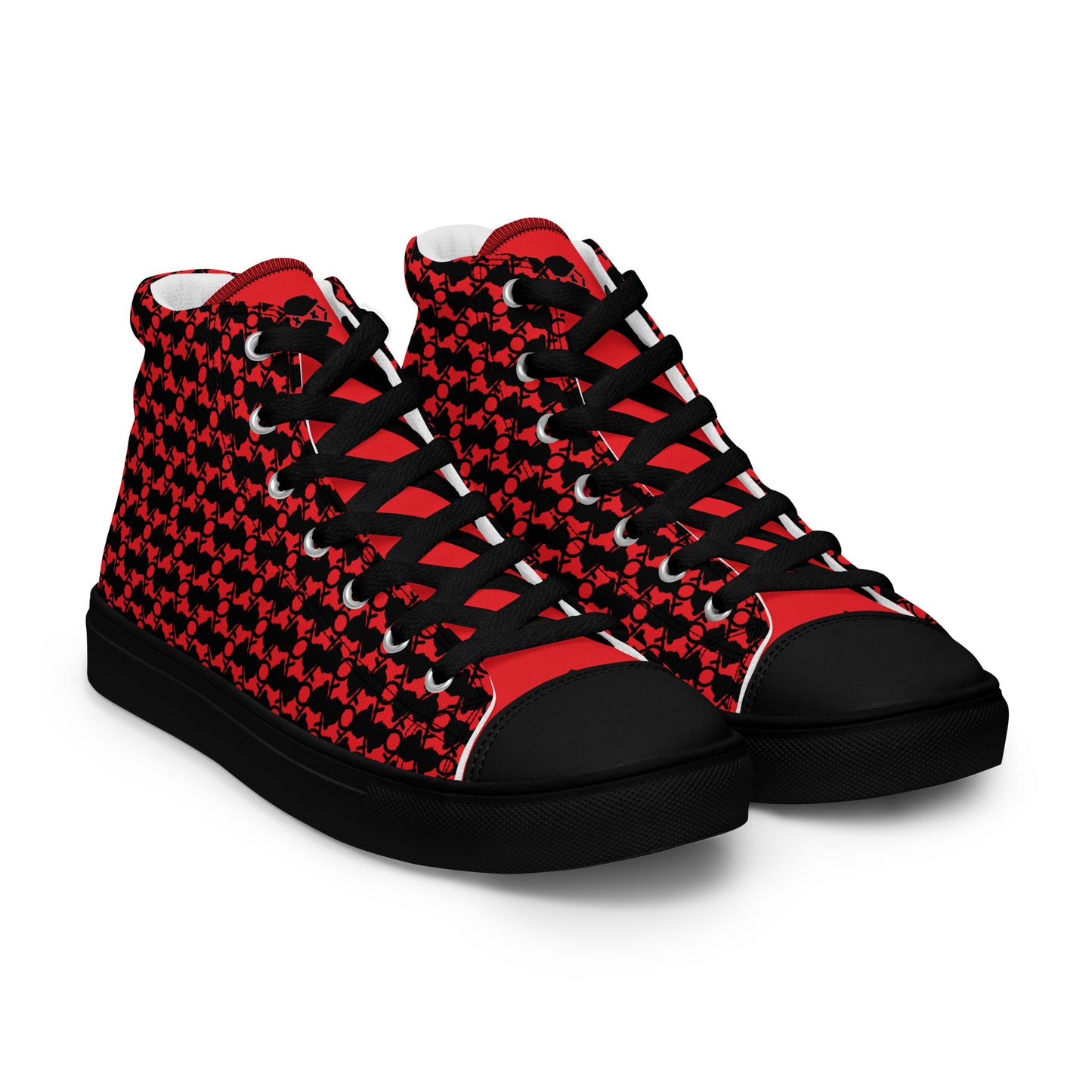 The Plug (Red) - Men’s high top shoes