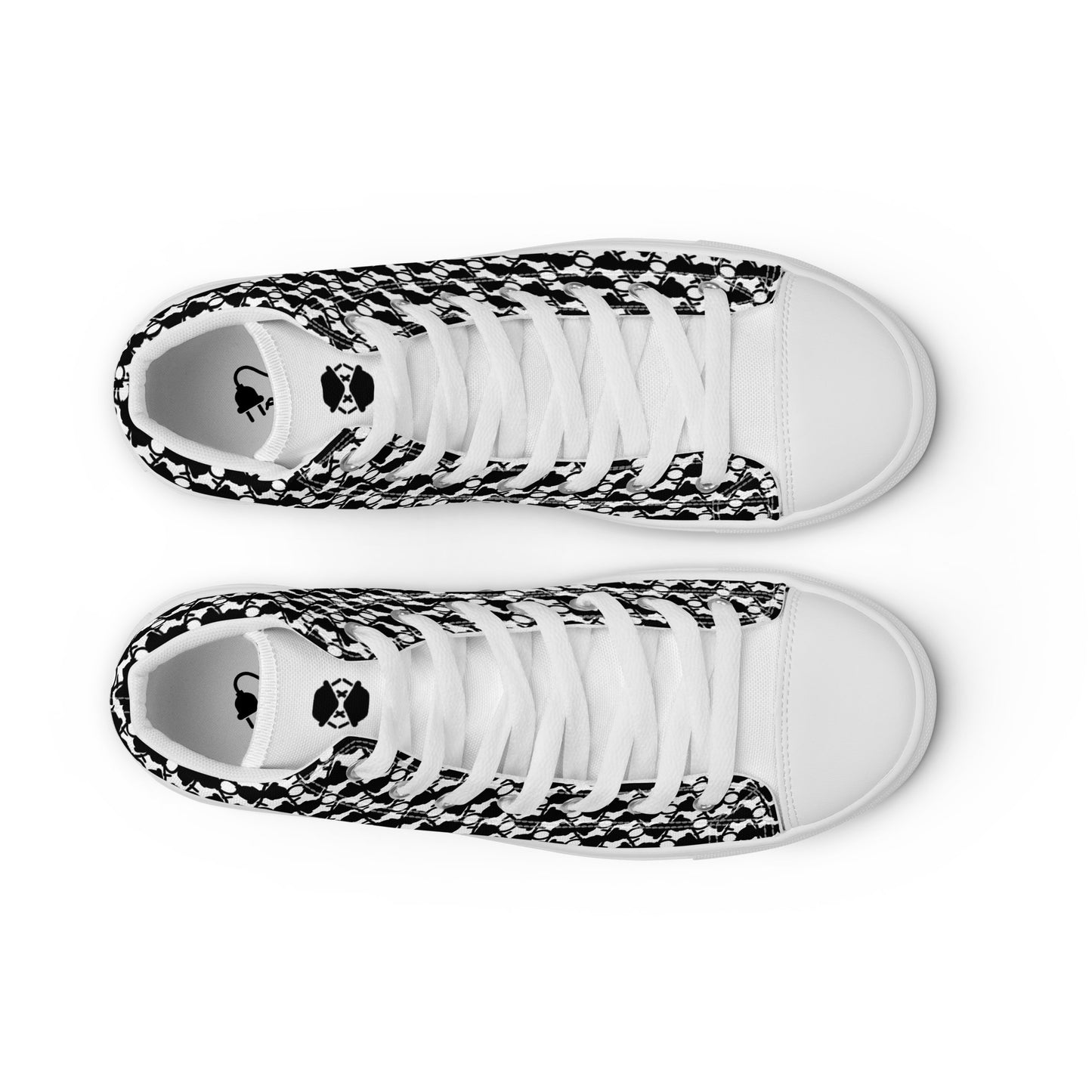 The Plug (White) - Men’s high top shoes