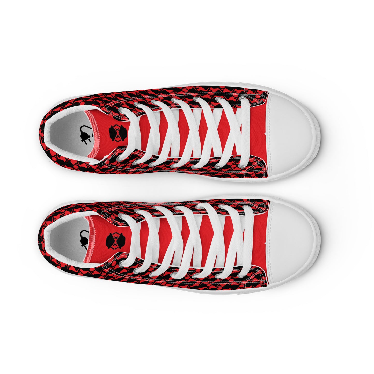 The Plug (Red) - Men’s high top shoes