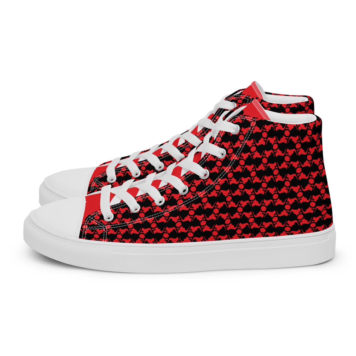 The Plug (Red) - Men’s high top shoes
