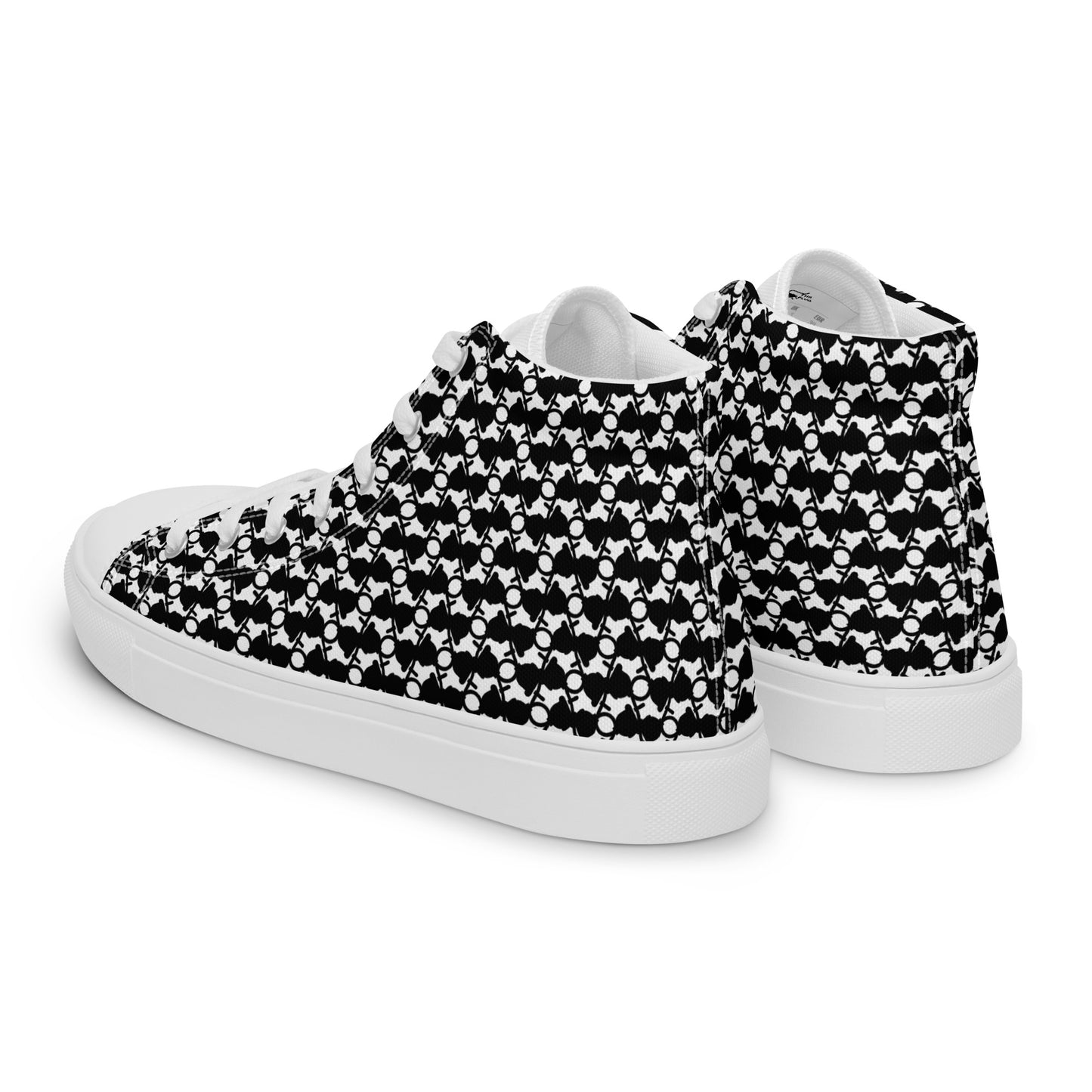 The Plug (White) - Men’s high top shoes