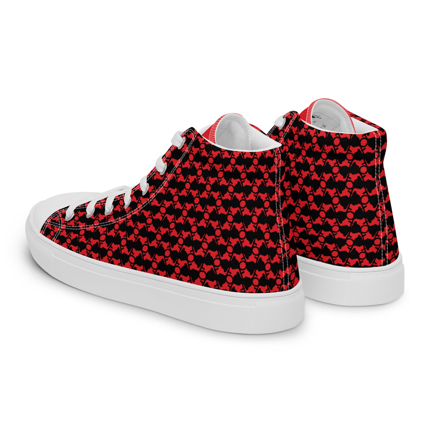 The Plug (Red) - Men’s high top shoes