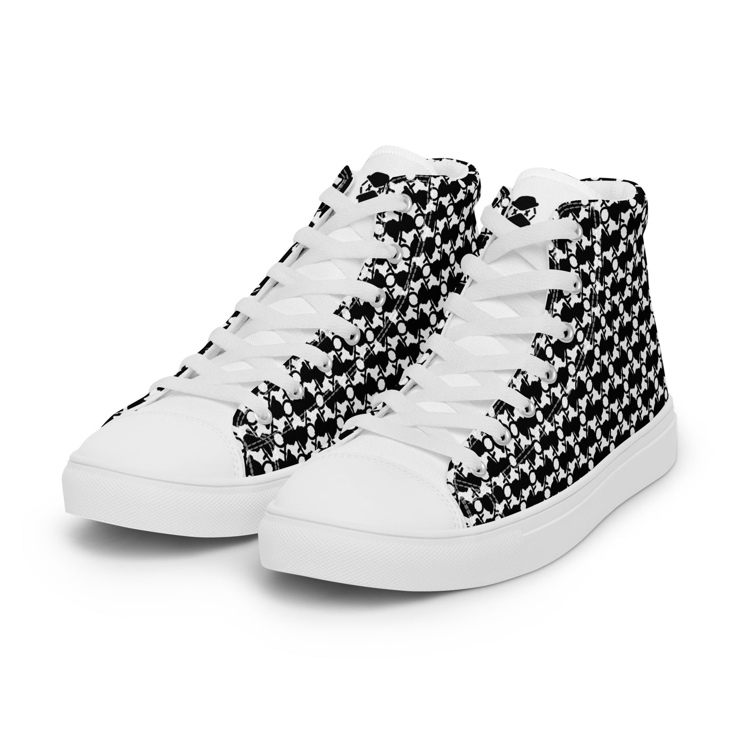 The Plug (White) - Men’s high top shoes