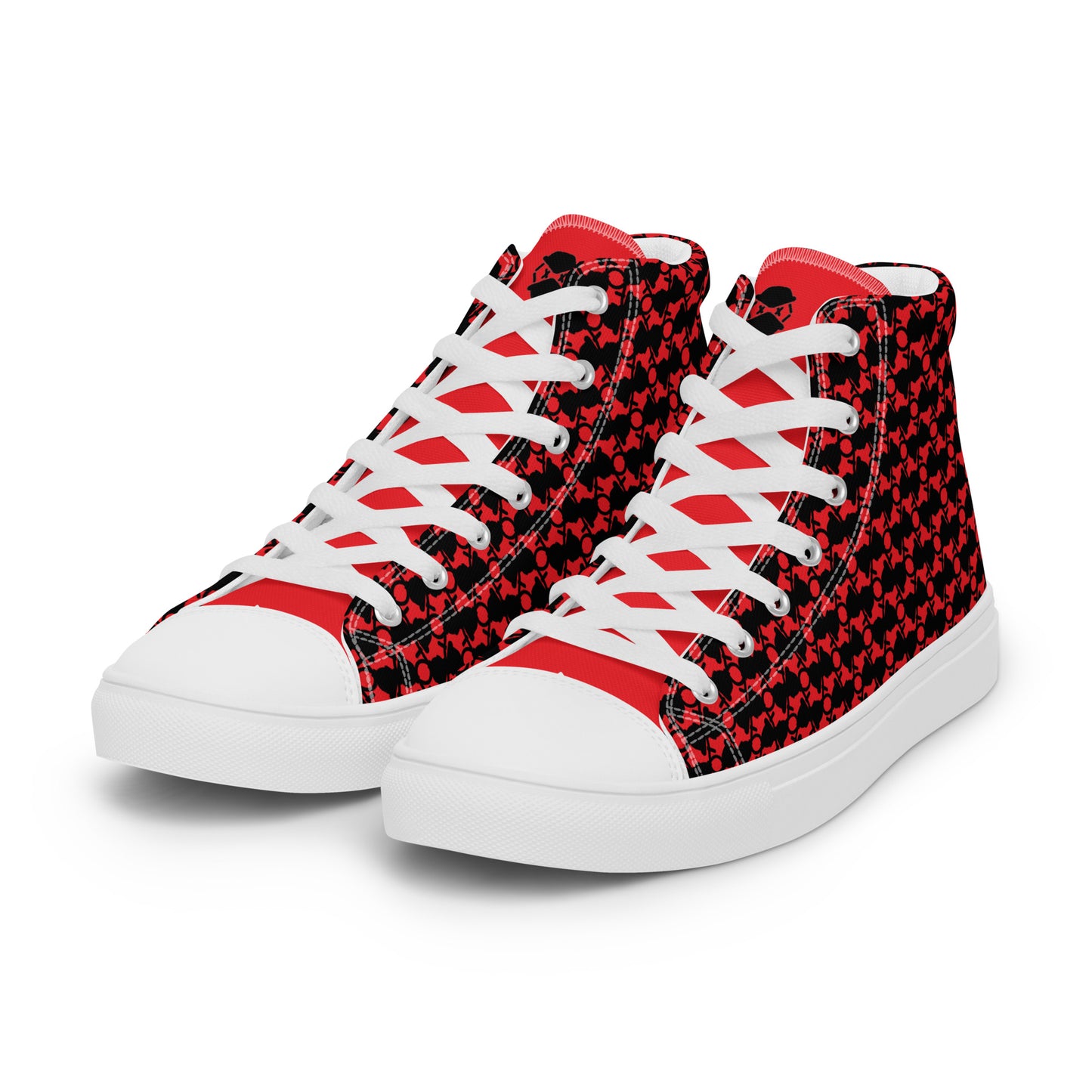 The Plug (Red) - Men’s high top shoes