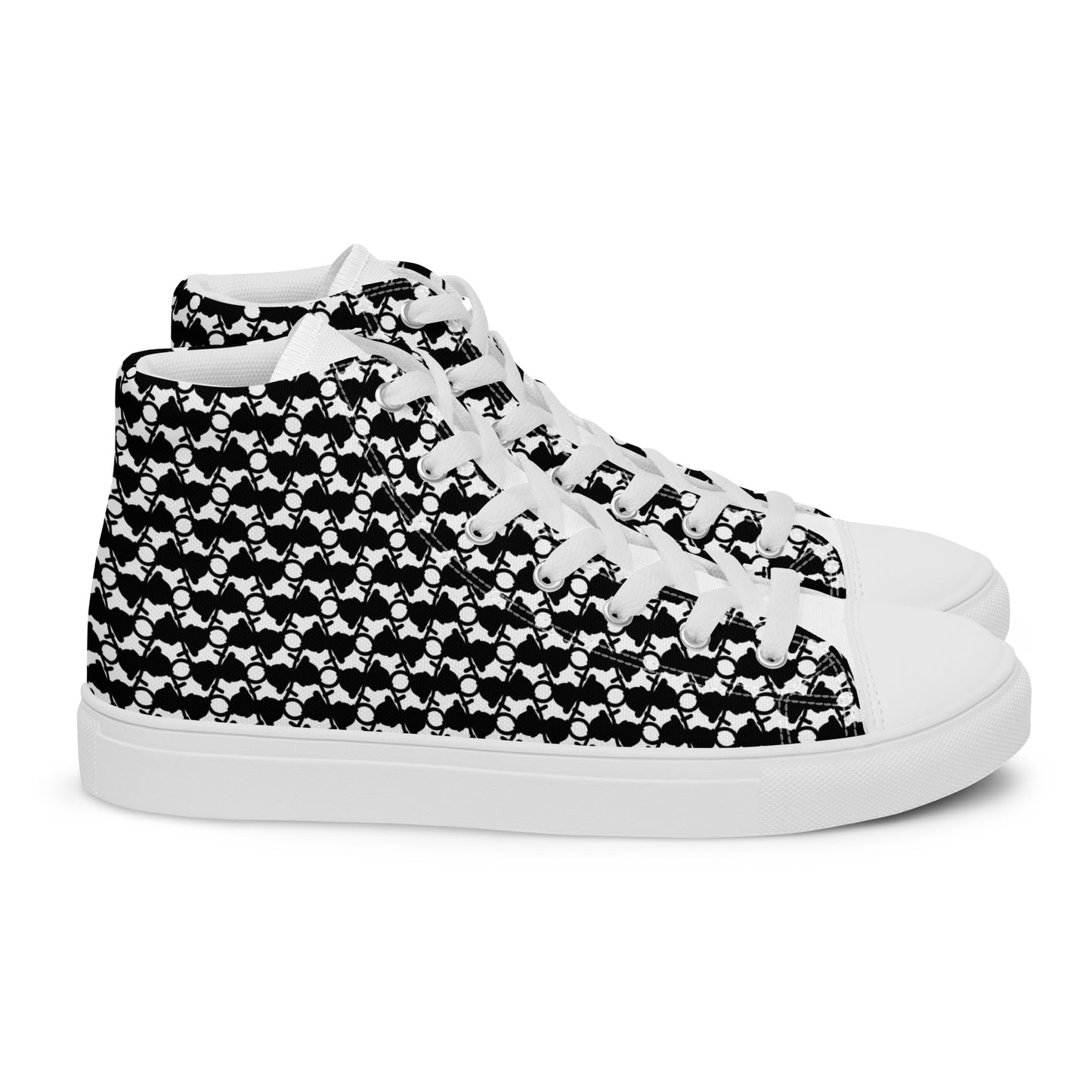 The Plug (White) - Men’s high top shoes