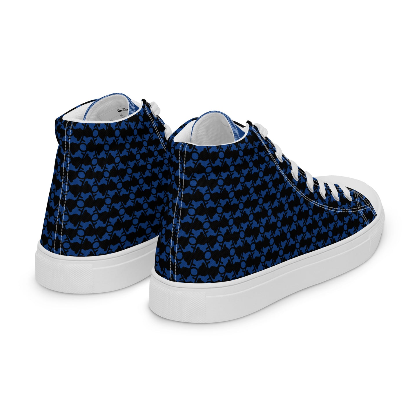 The Plug (Blue) - Men’s high top shoes
