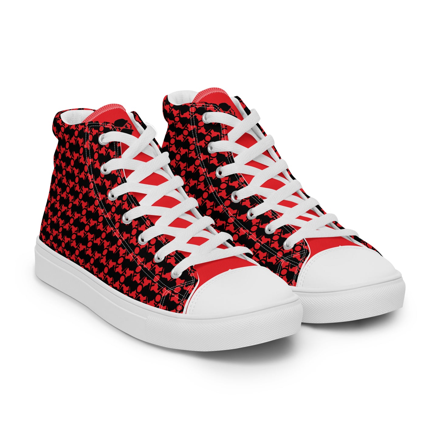 The Plug (Red) - Men’s high top shoes