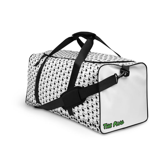 The Plug (White) - Duffle bag