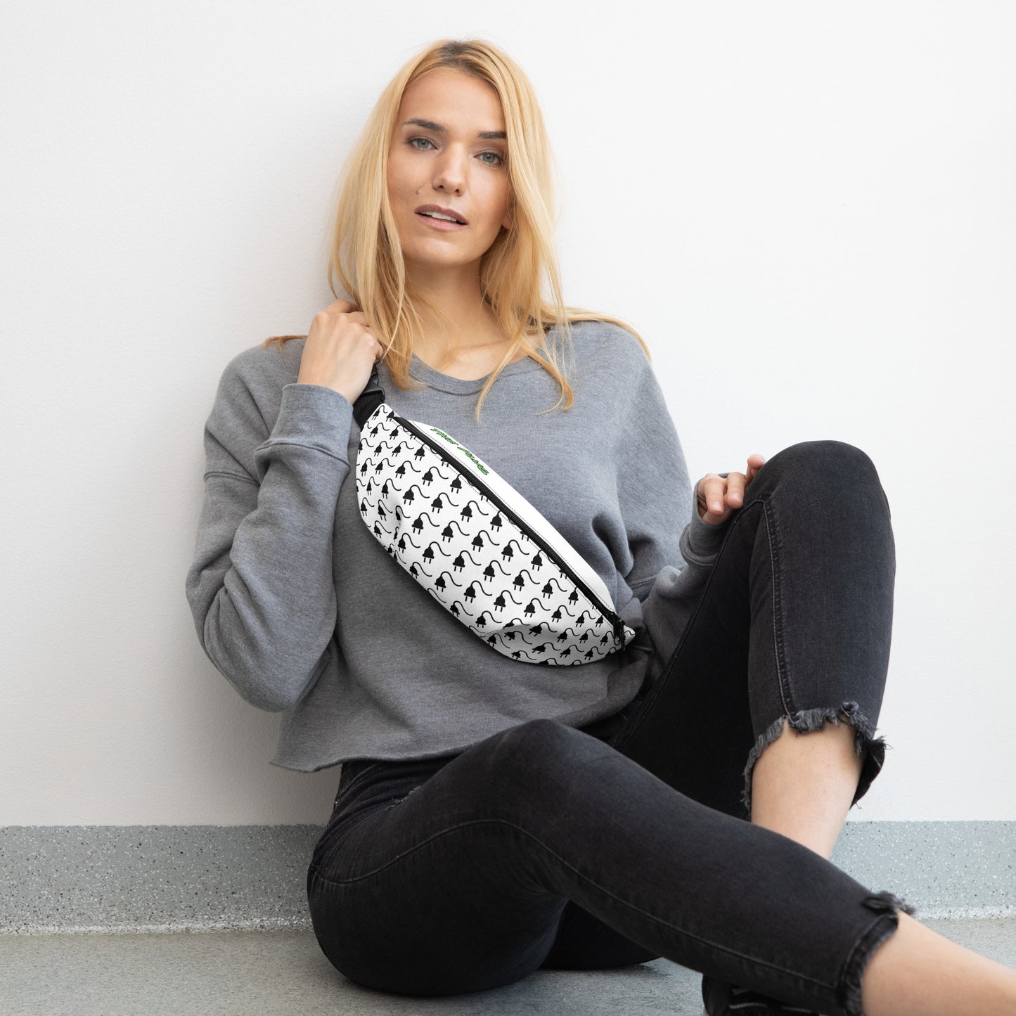 The Plug (White) - Fanny Pack