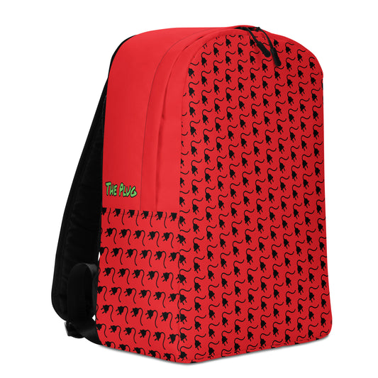 The Plug (Red) - Minimalist Backpack