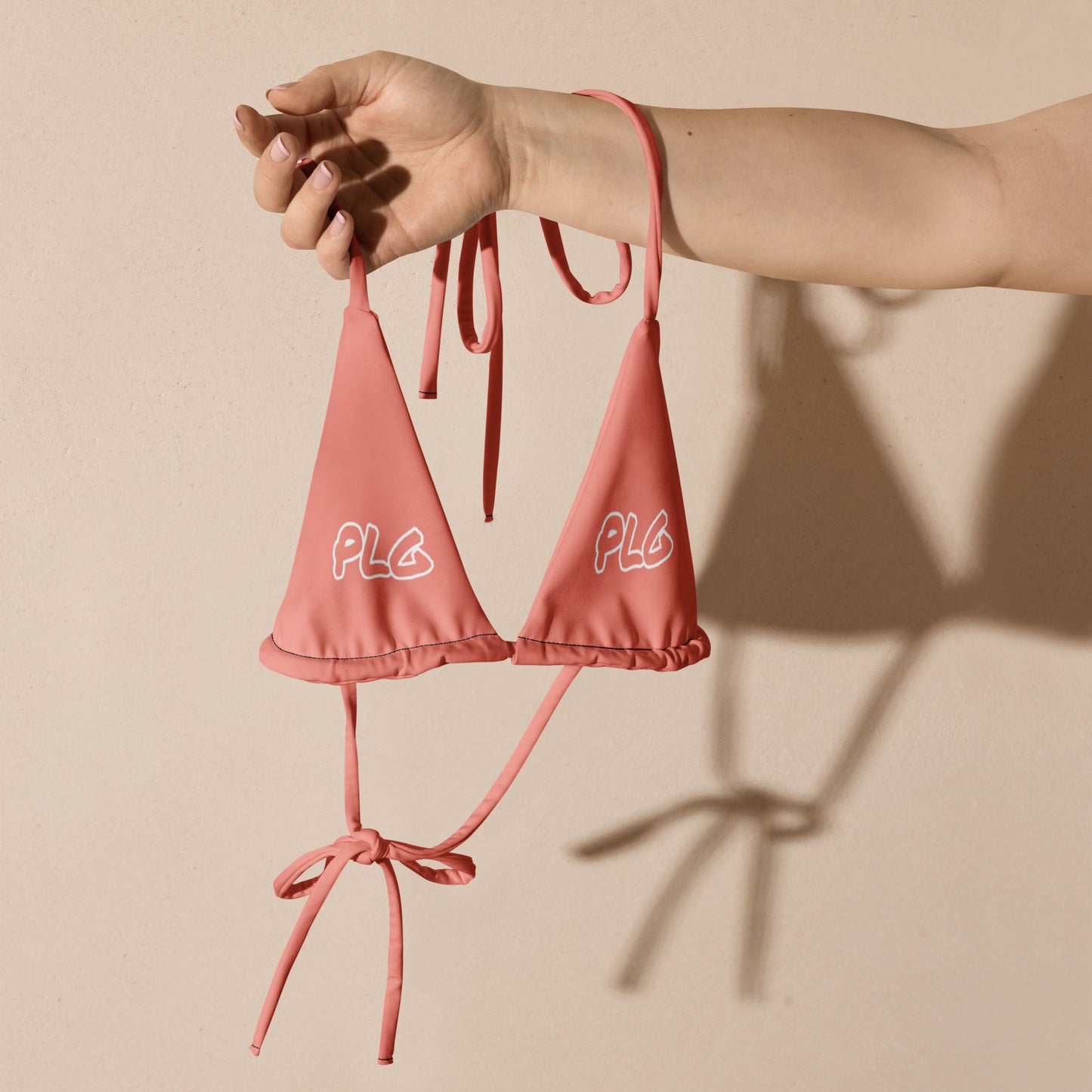 PLG (Pink) - String Bikini Top