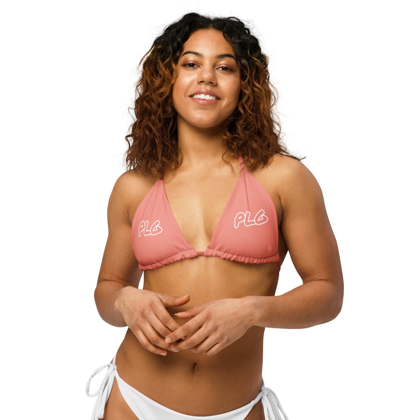 PLG (Pink) - String Bikini Top