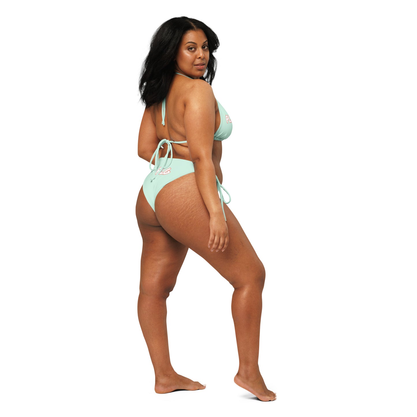 PLG (Light Lime) -  String Bikini