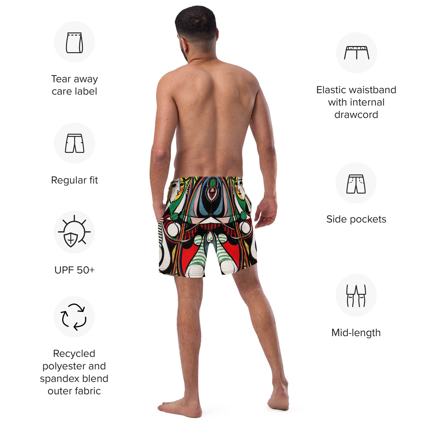 Plugasso - Men's swim trunks