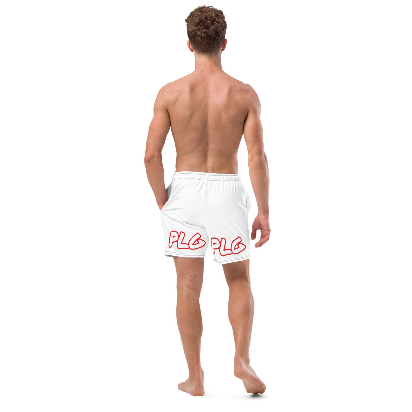 PLG (Red) - Men's swim trunks