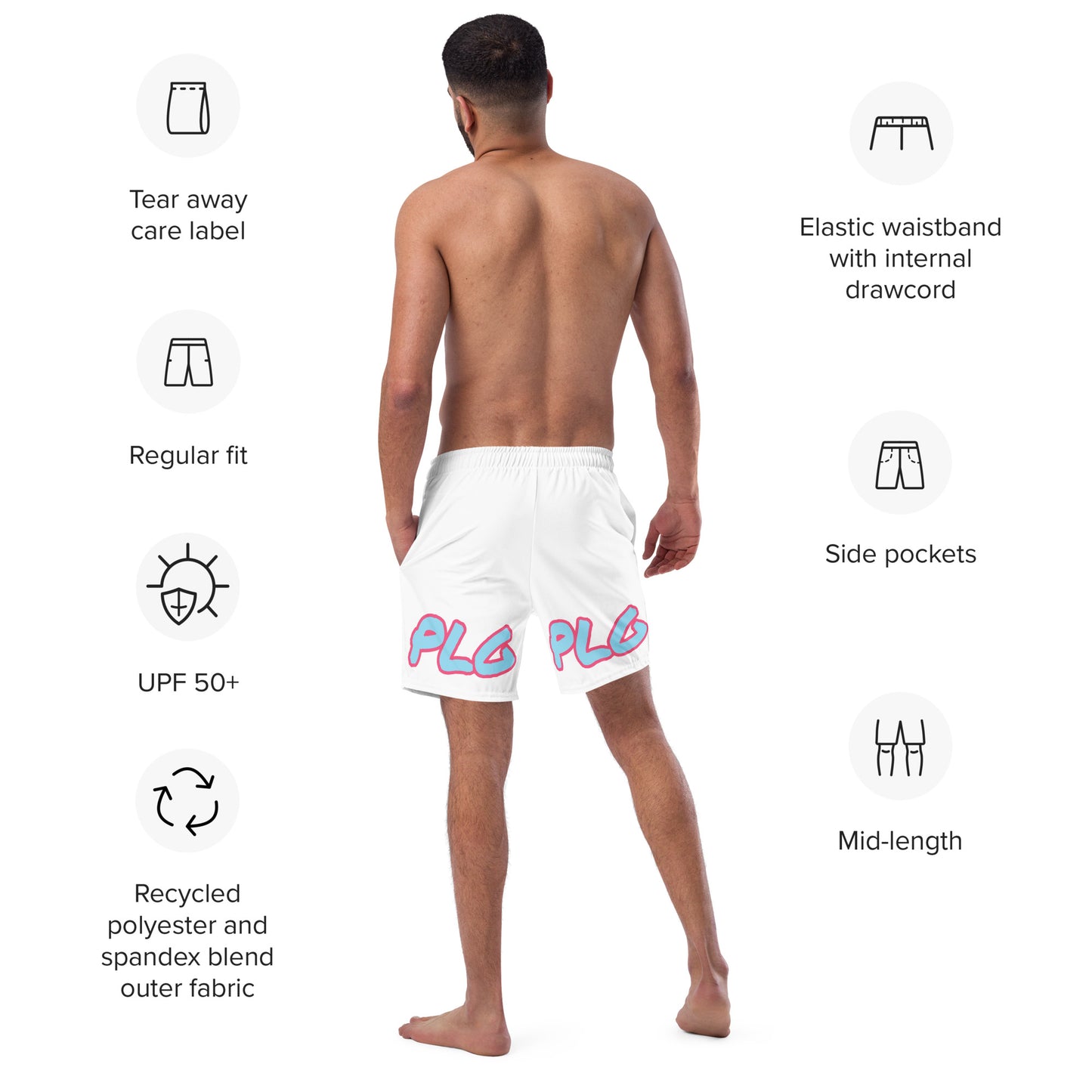 PLG (Miami Vice) - Men's swim trunks