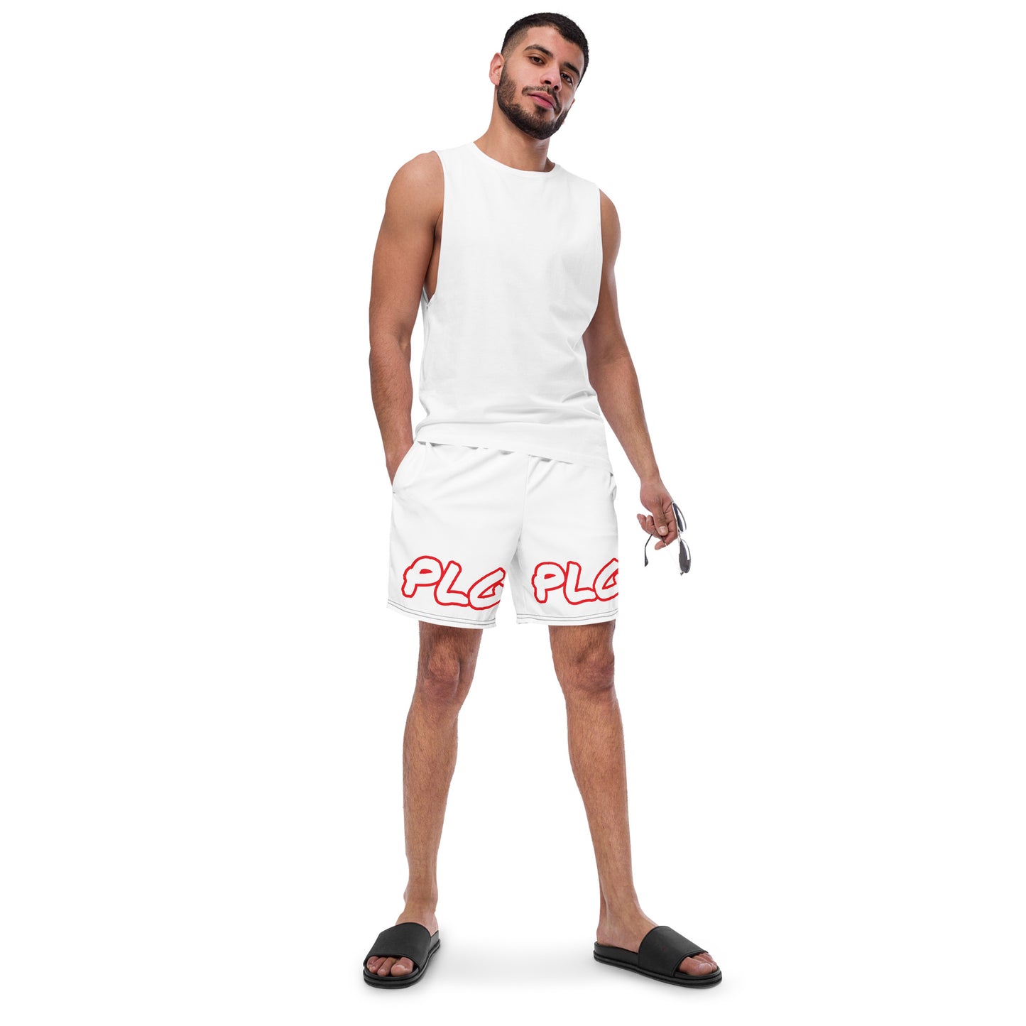 PLG (Red) - Men's swim trunks