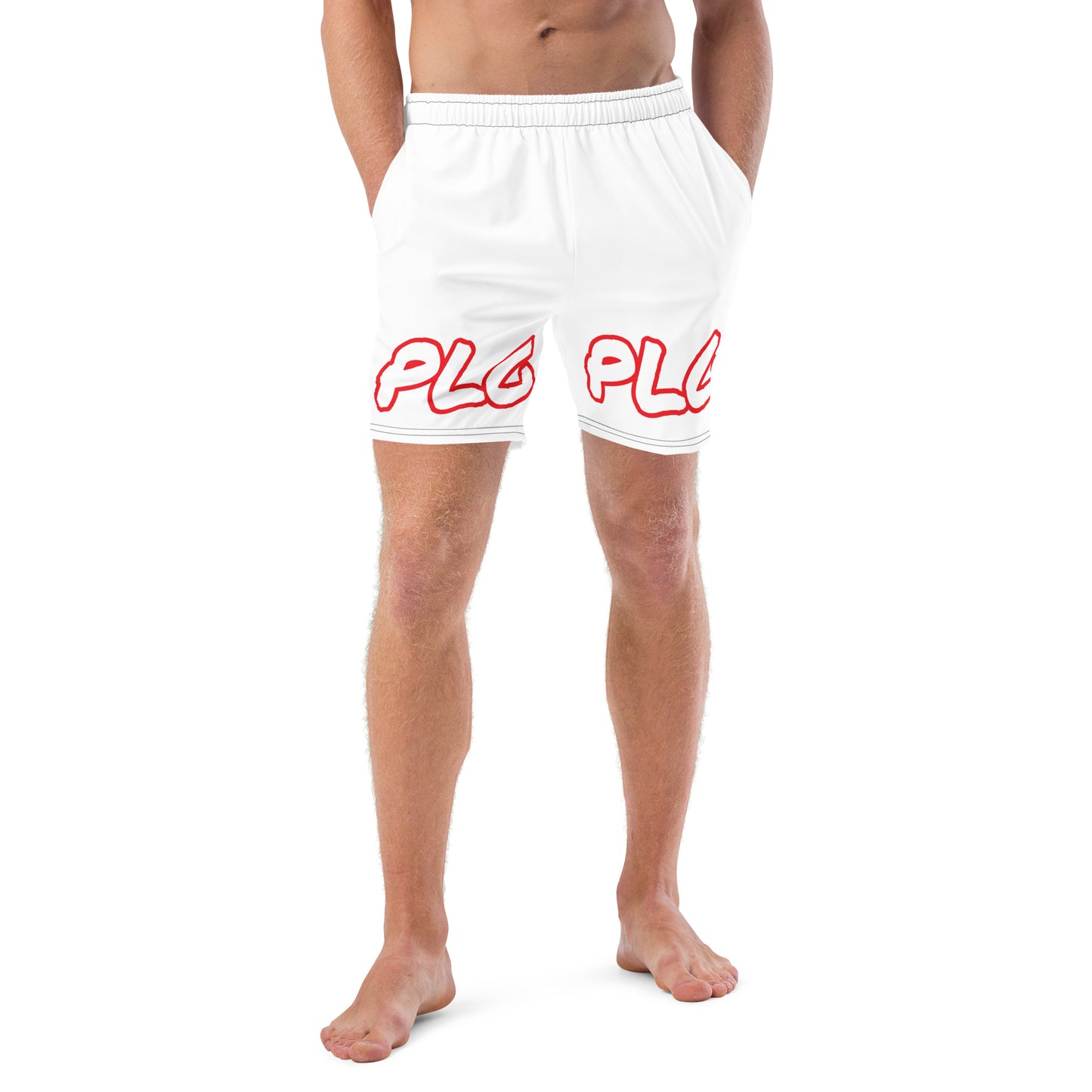 PLG (Red) - Men's swim trunks