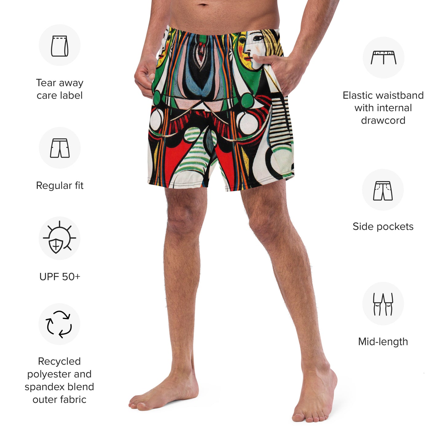 Plugasso - Men's swim trunks