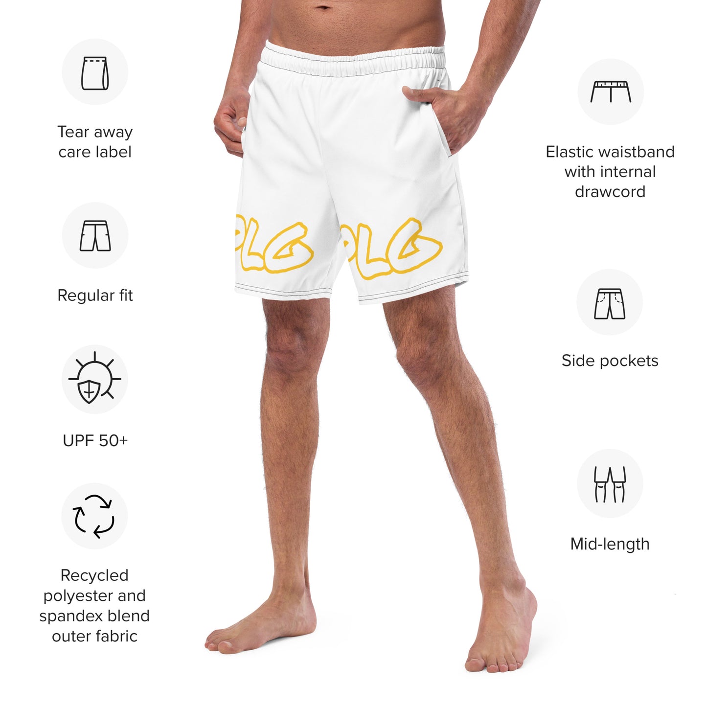 PLG (Gold) - Men's swim trunks