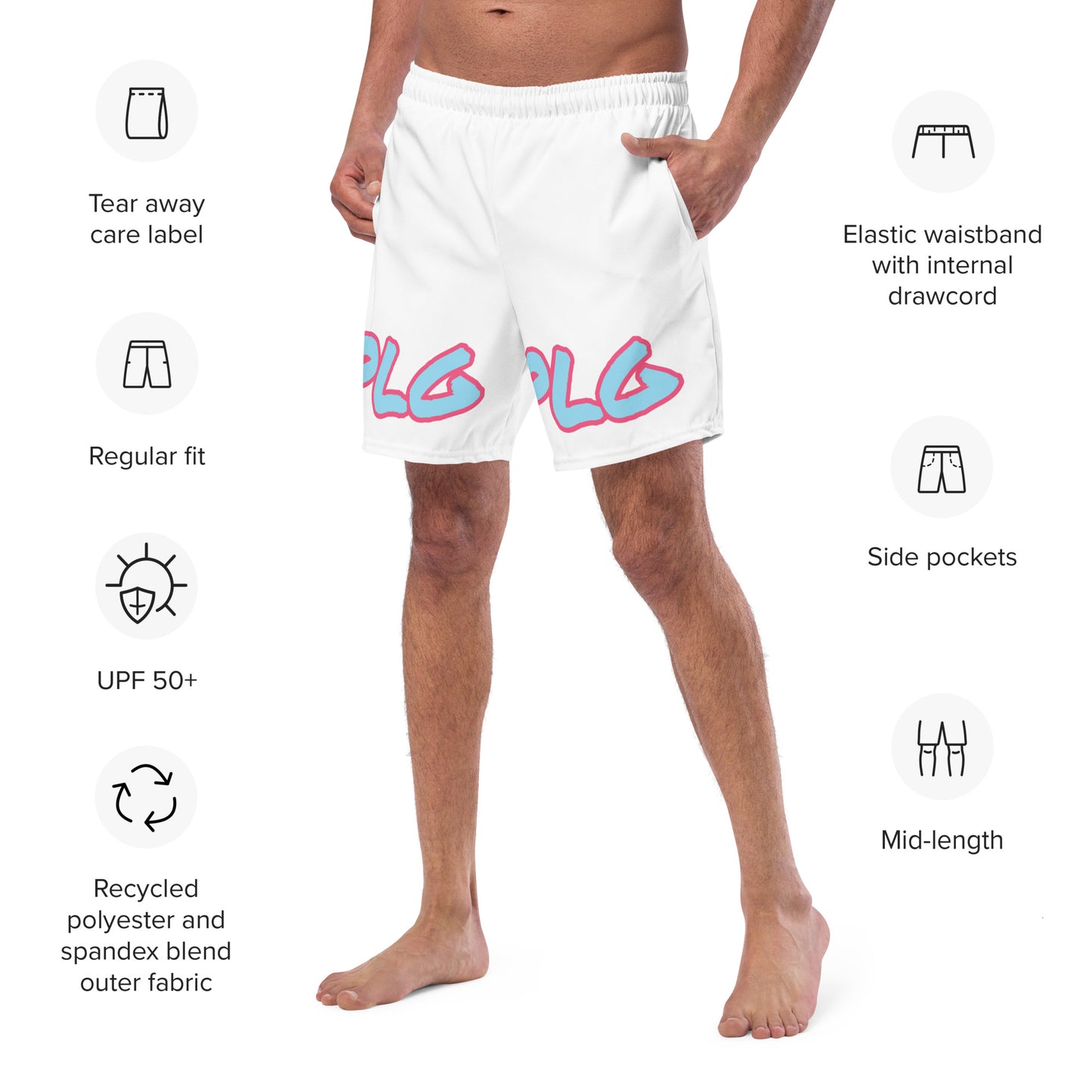 PLG (Miami Vice) - Men's swim trunks