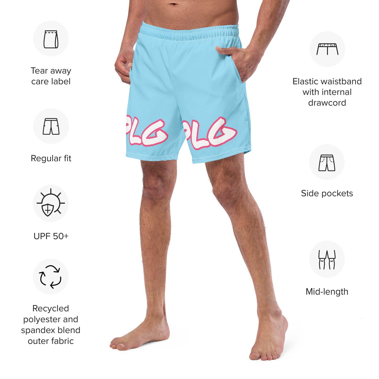 PLG (Miami Vice) - Men's swim trunks