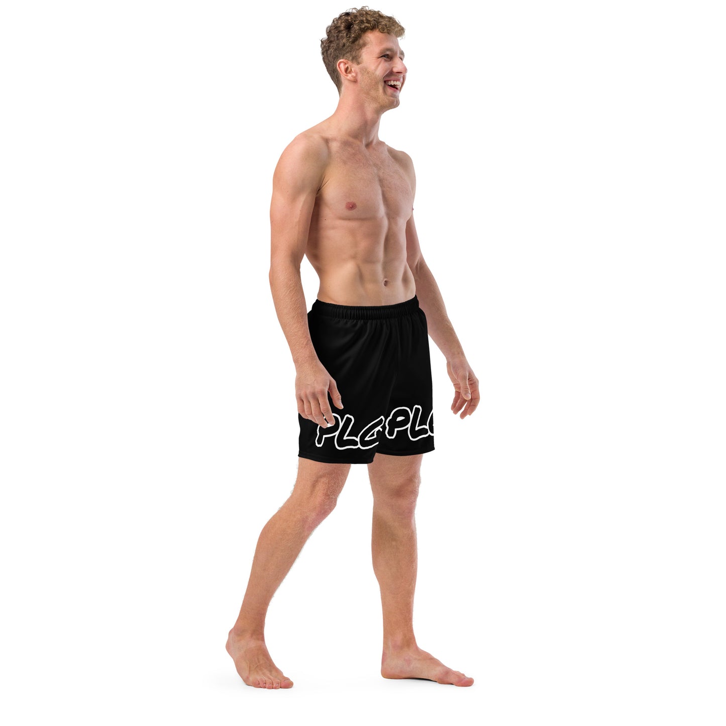 PLG (Black) - Men's swim trunks