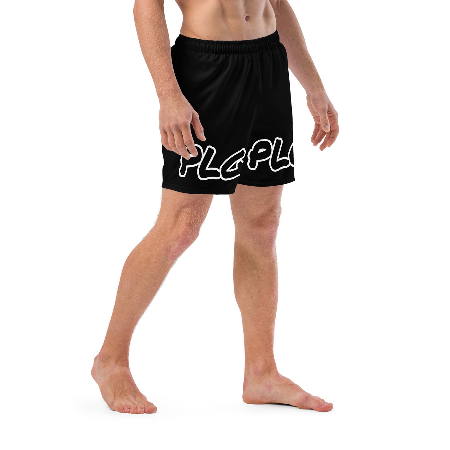 PLG (Black) - Men's swim trunks