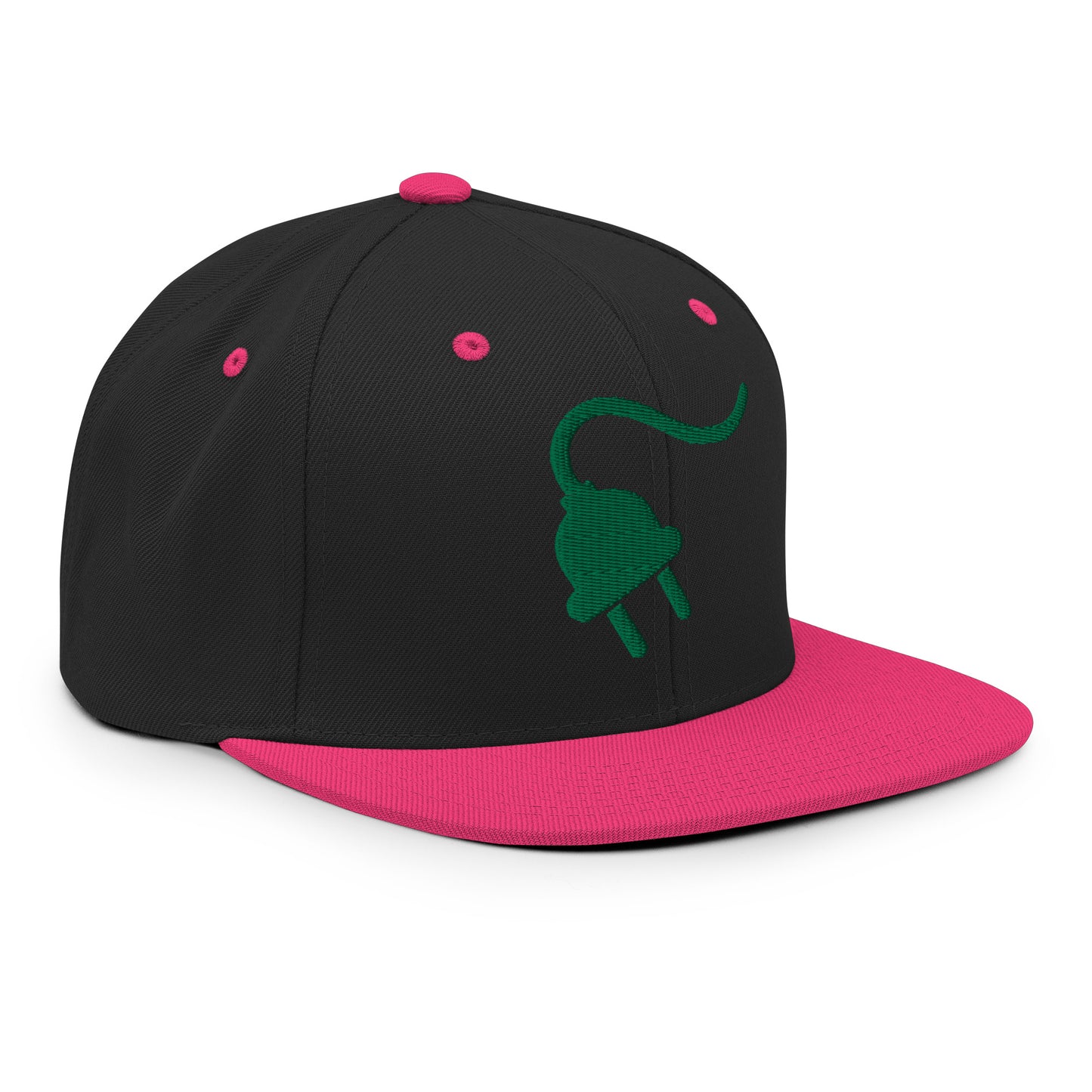 The Plug (Green) - Snapback Hat