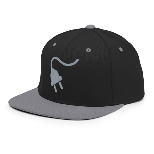 The Plug (Grey) - Snapback Hat