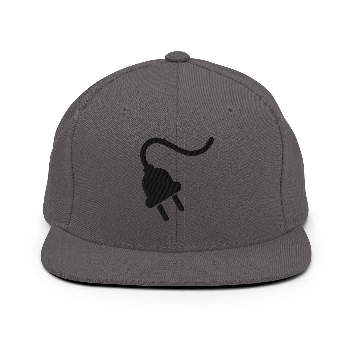 The Plug (Black) - Snapback Hat