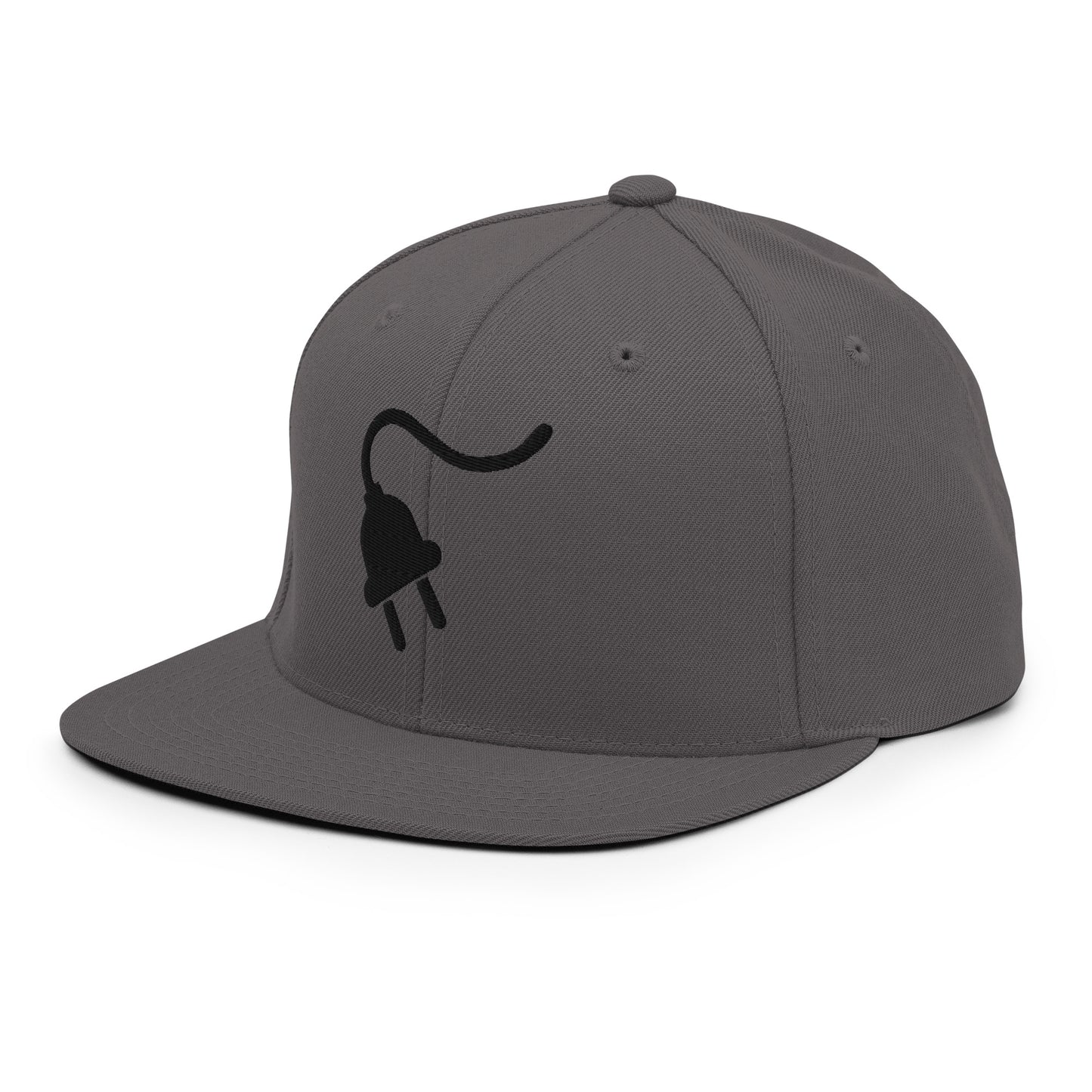 The Plug (Black) - Snapback Hat