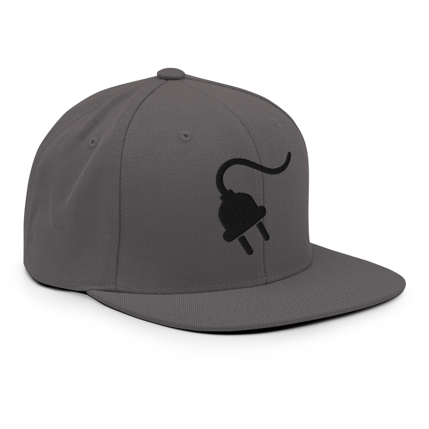 The Plug (Black) - Snapback Hat