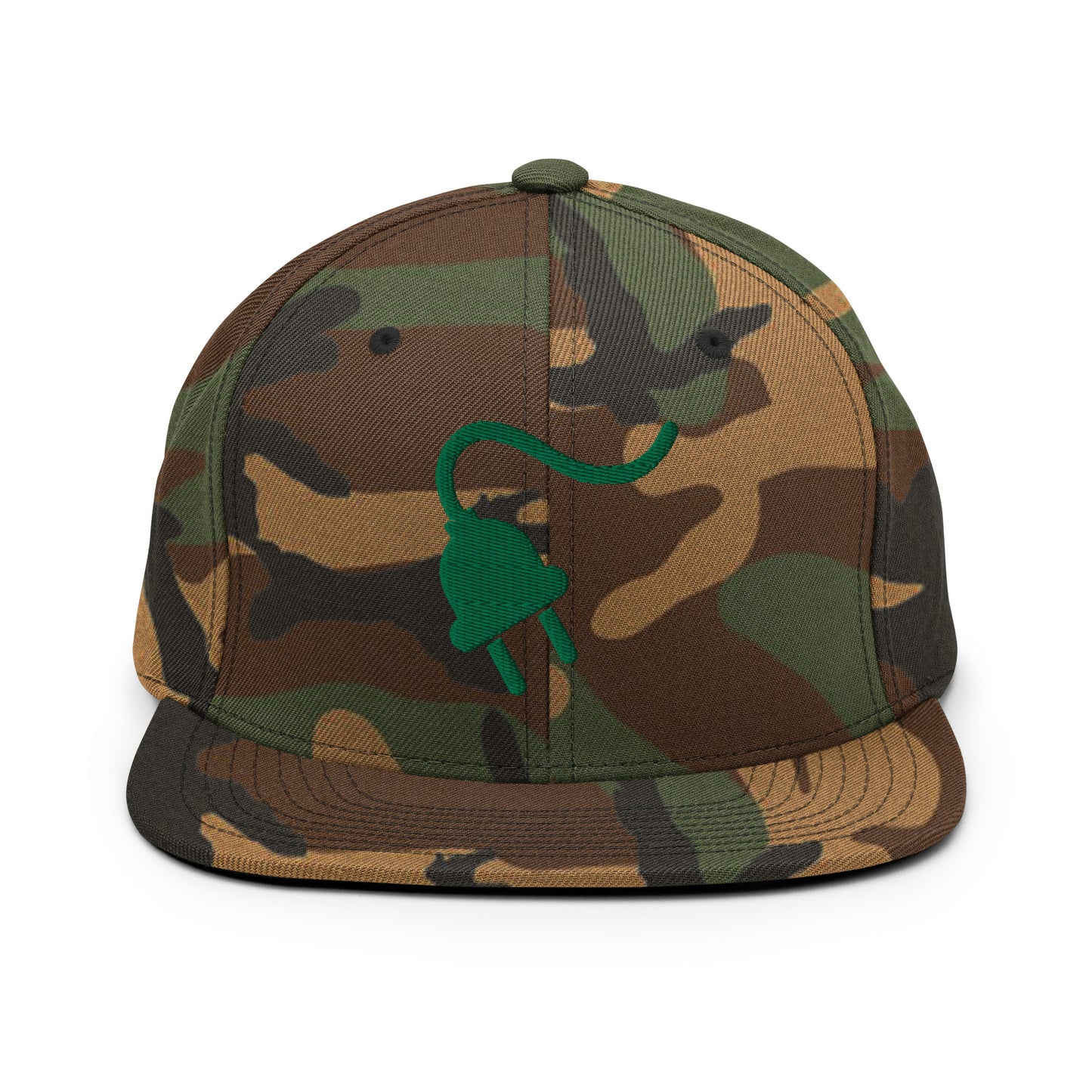 The Plug (Green) - Snapback Hat