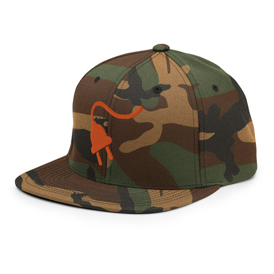 The Plug (Orange) - Snapback Hat