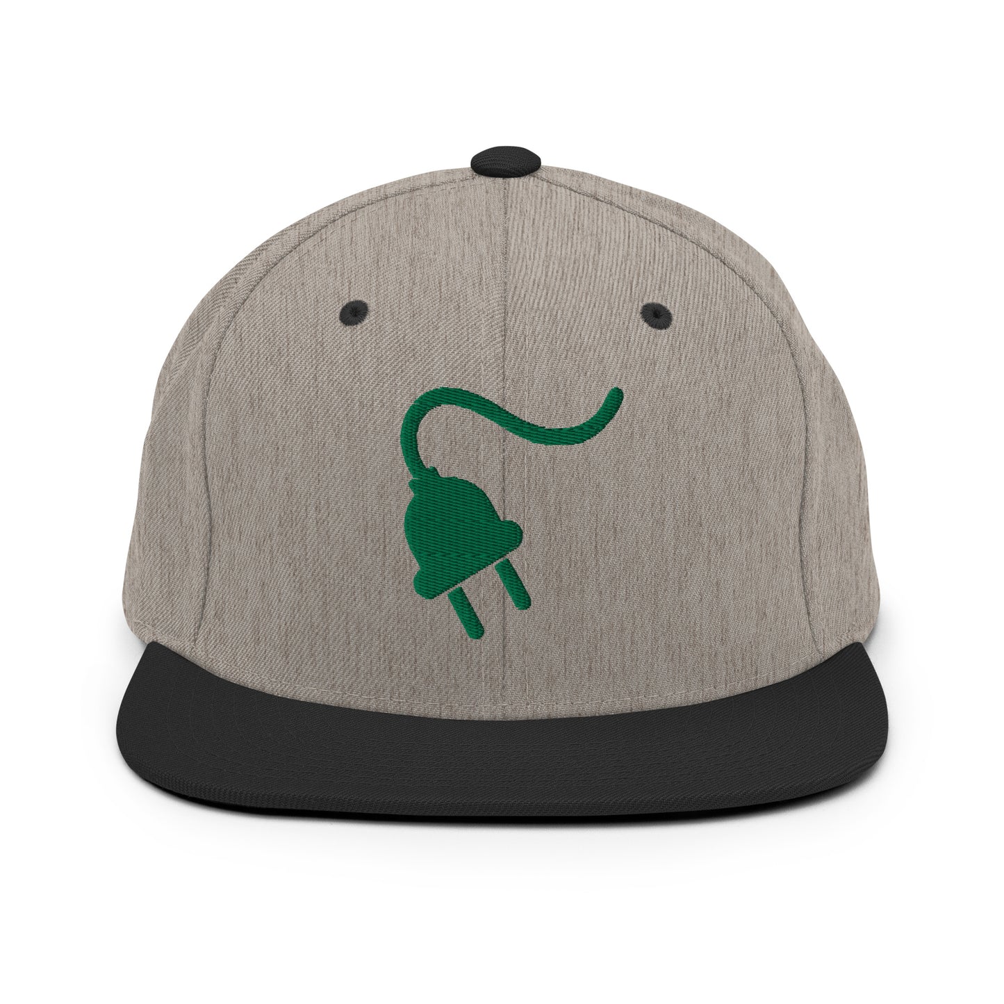 The Plug (Green) - Snapback Hat