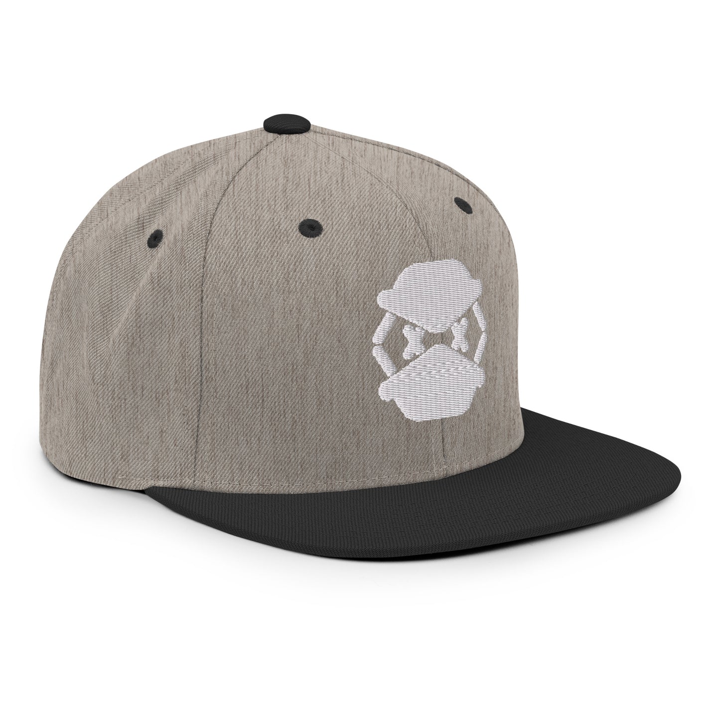 Plug (White) - Snapback Hat