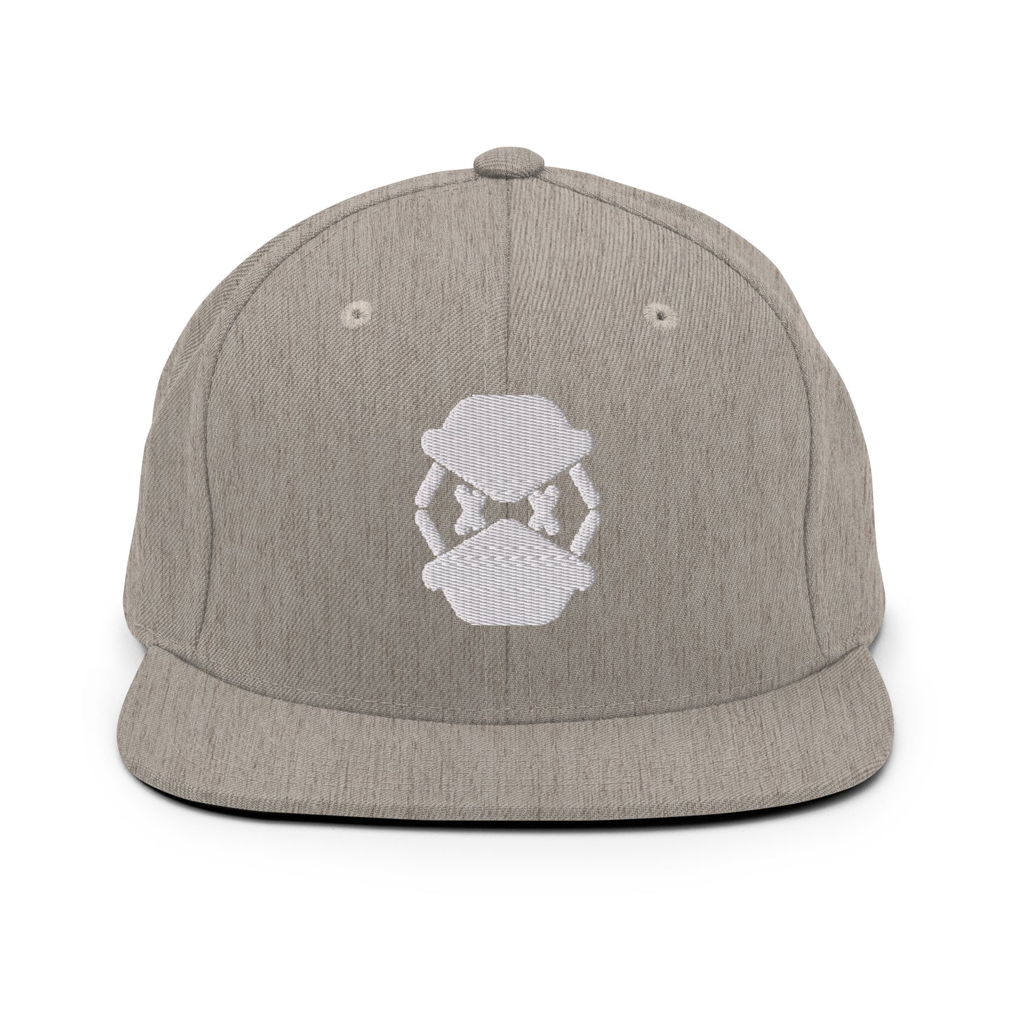 Plug (White) - Snapback Hat