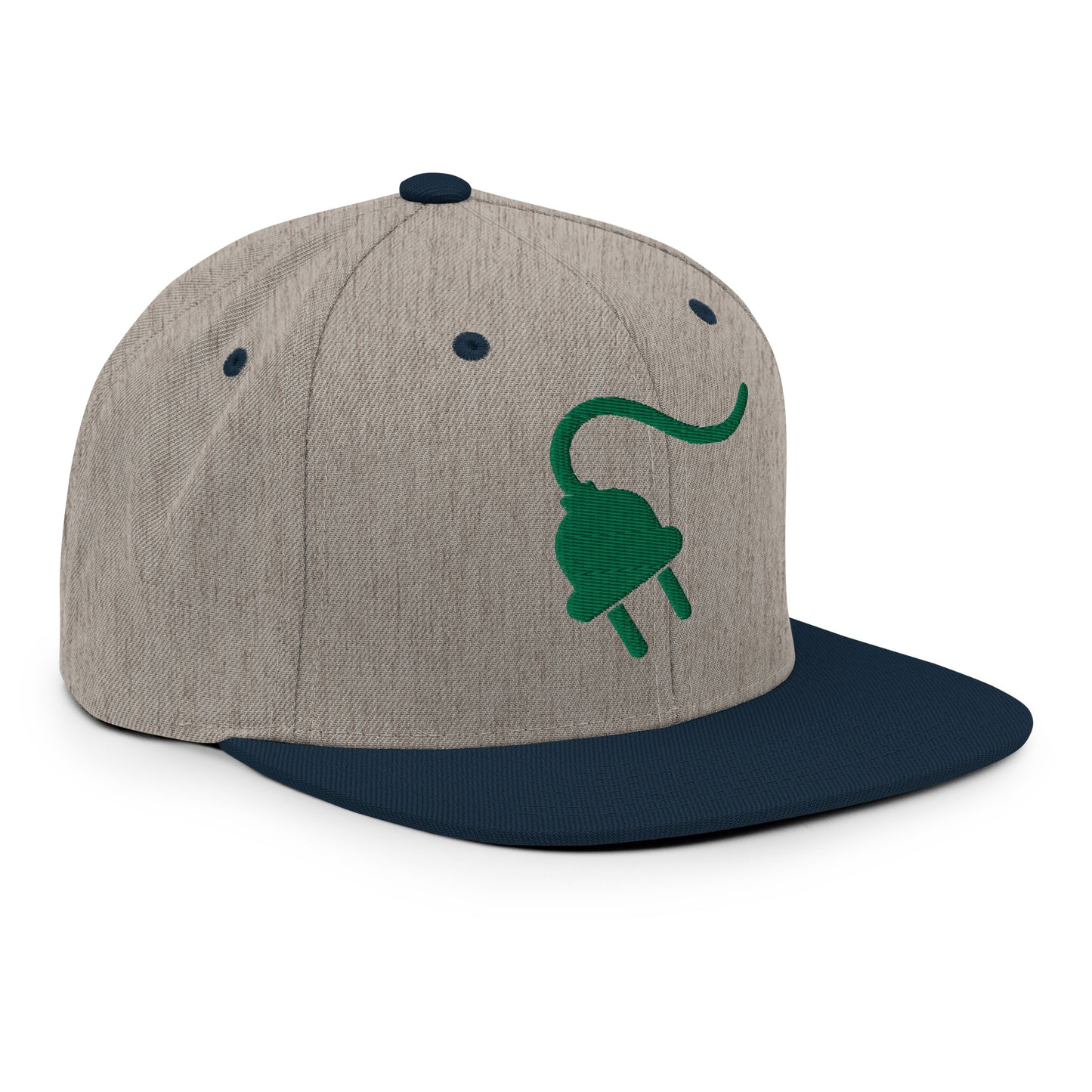 The Plug (Green) - Snapback Hat